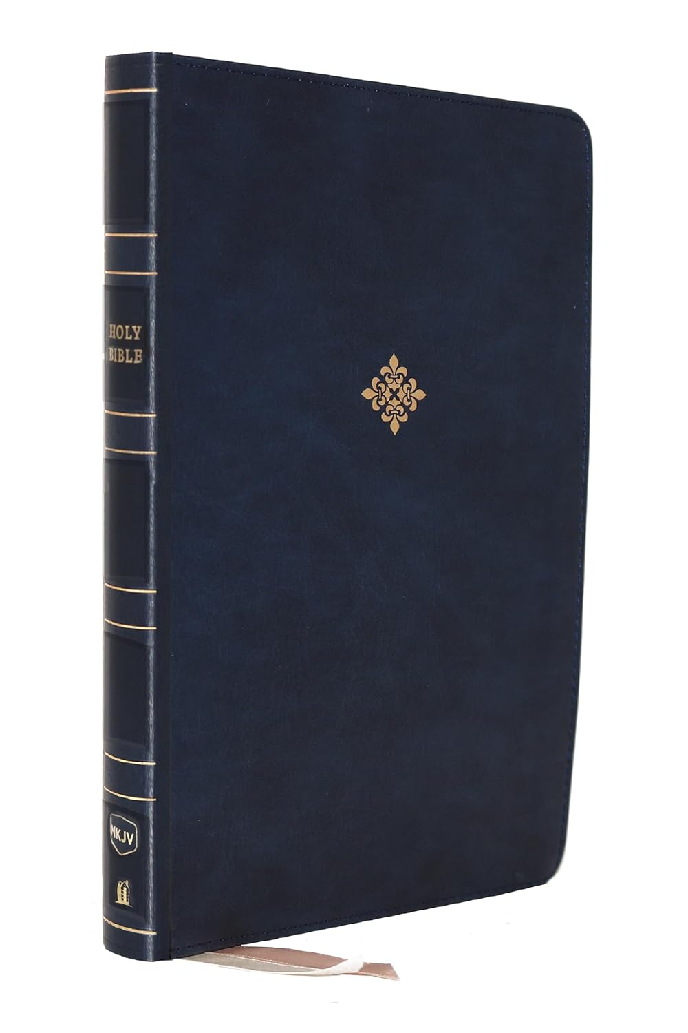 NKJV Thinline Bible, Large Print, Red Letter Edition, Comfort Print (Blue)
