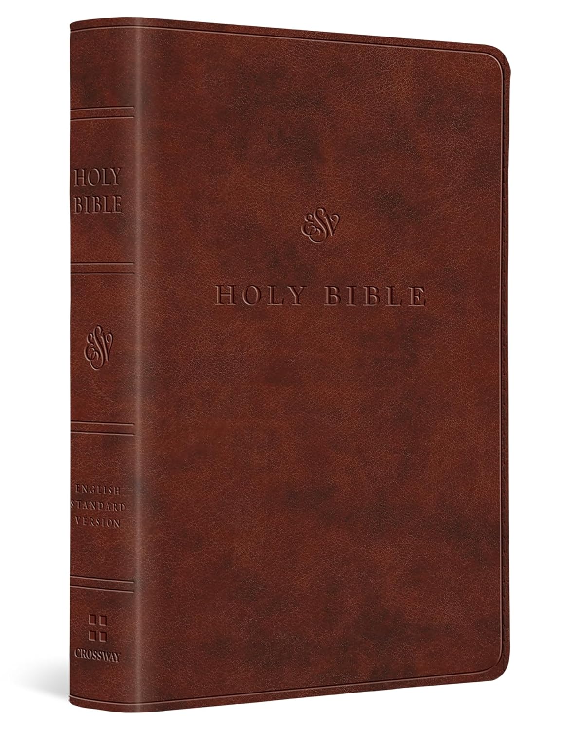 ESV Large Print Compact Bible, Red Letter (TruTone, Chestnut)