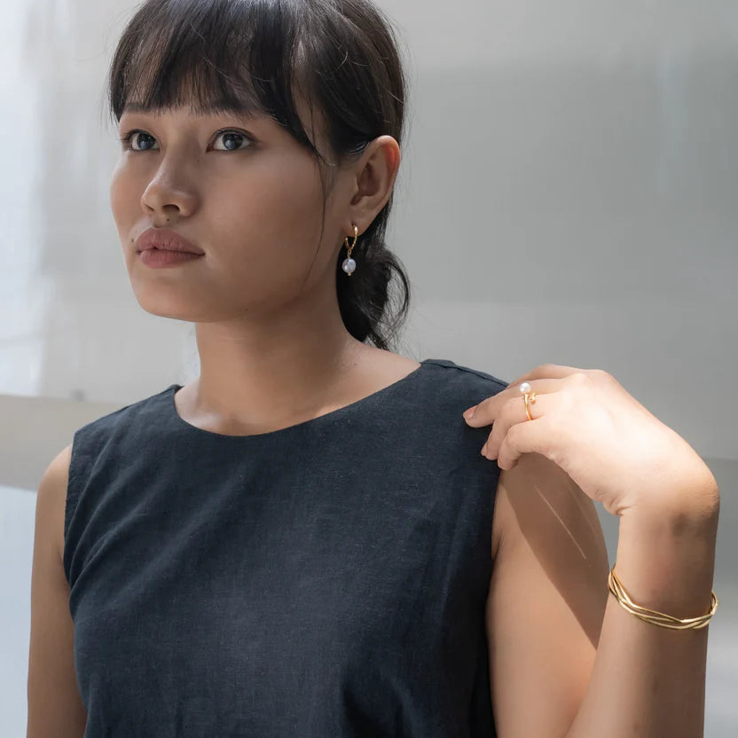 Milk & Honey Hoop Earrings | This is Eden