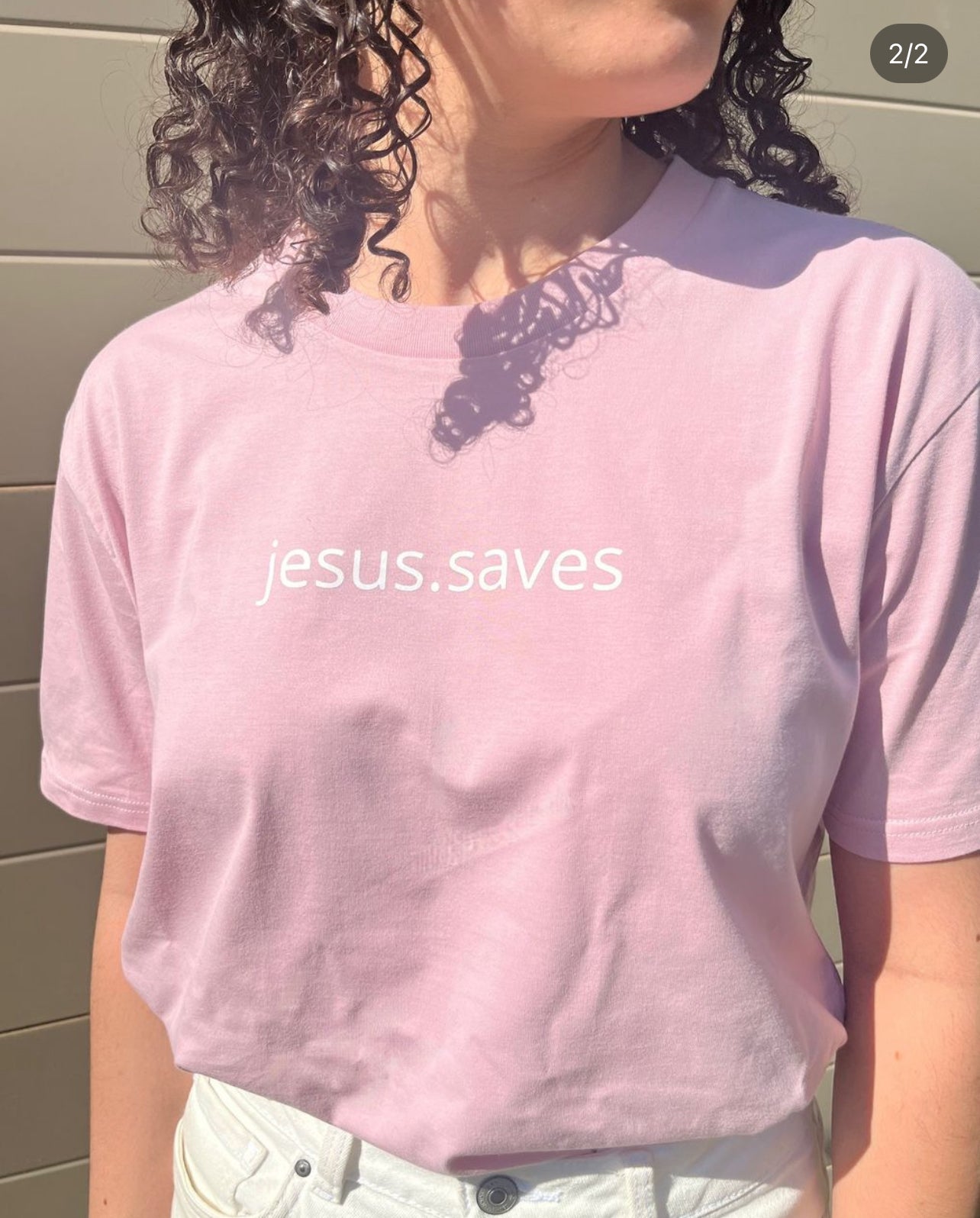 SSD Jesus.Saves Pink Tee