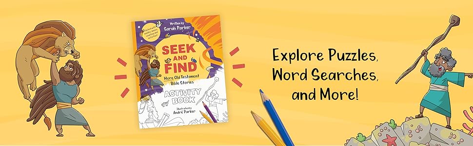 Seek and Find: More Old Testament Bible Stories Activity Book