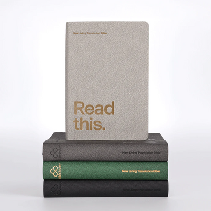 The 'Read This' Bible – Flecked Slate Grey Edition