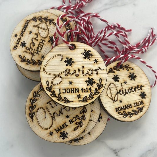 Lyndel Redden_Small Ornaments – Names of Jesus