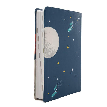 CSB Explorer Bible for Kids – Blast Off Leathertouch, Indexed