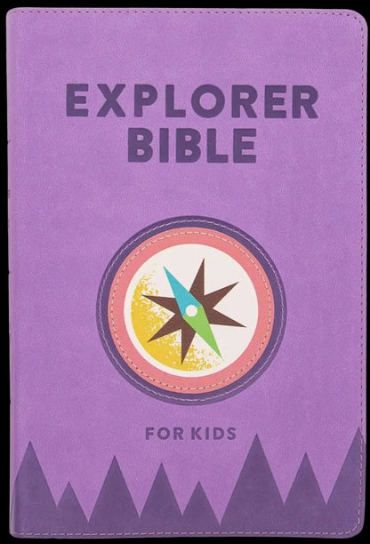 CSB Explorer Bible for Kids – Lavender Compass Leathertouch