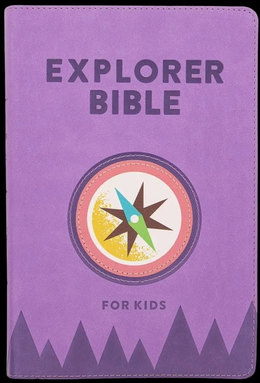 CSB Explorer Bible for Kids – Lavender Compass Leathertouch