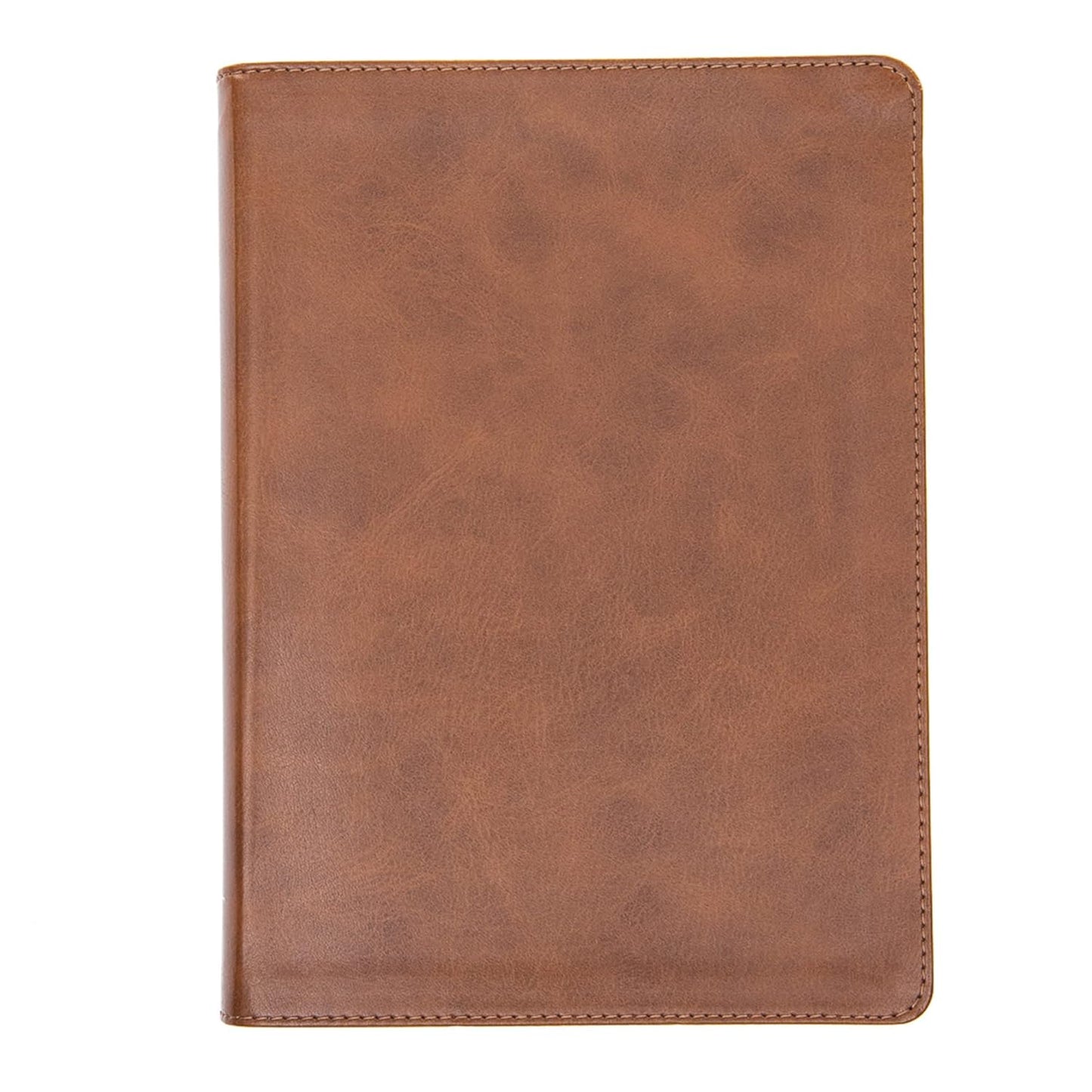 CSB He Reads Truth Bible-LeatherTouch, saddle