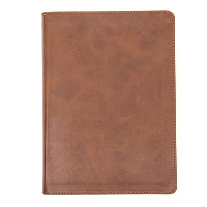 CSB He Reads Truth Bible-LeatherTouch, saddle