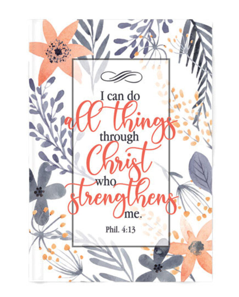 Hardcover Journal: I Can Do All Things Philippians 4:13