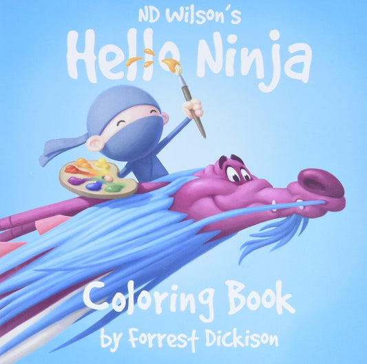 Hello Ninja! Coloring Book