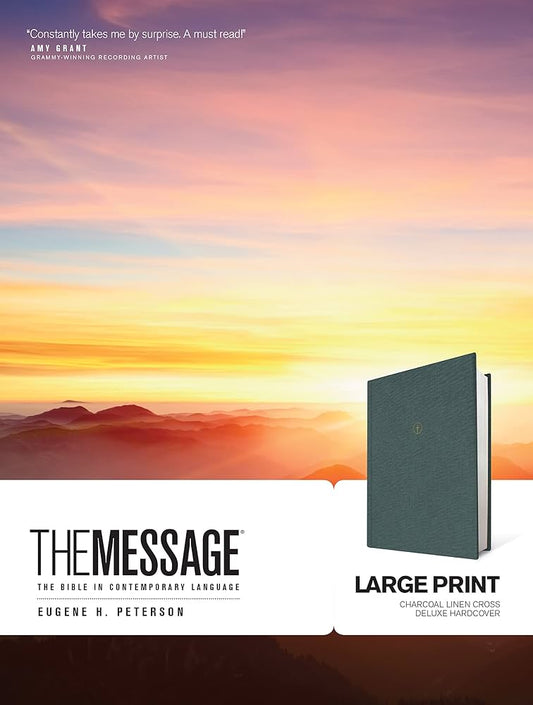 The Message Large Print: The Bible in Contemporary Language (Hardcover)