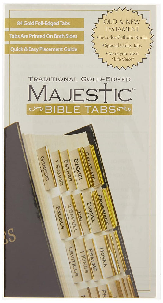 Majestic Bible Tabs Traditional Gold-Edged