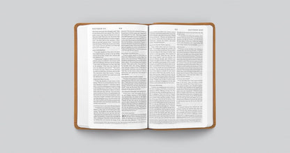 ESV Premium Gift Bible: Nubuck Caramel, Wildflower Design