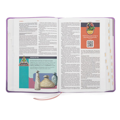 CSB Explorer Bible for Kids – Lavender Compass Leathertouch