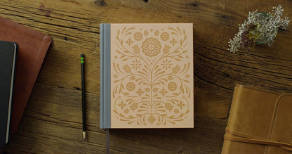 ESV Journaling Study Bible (Cloth over Board, Blush/Ochre, Floral Design)