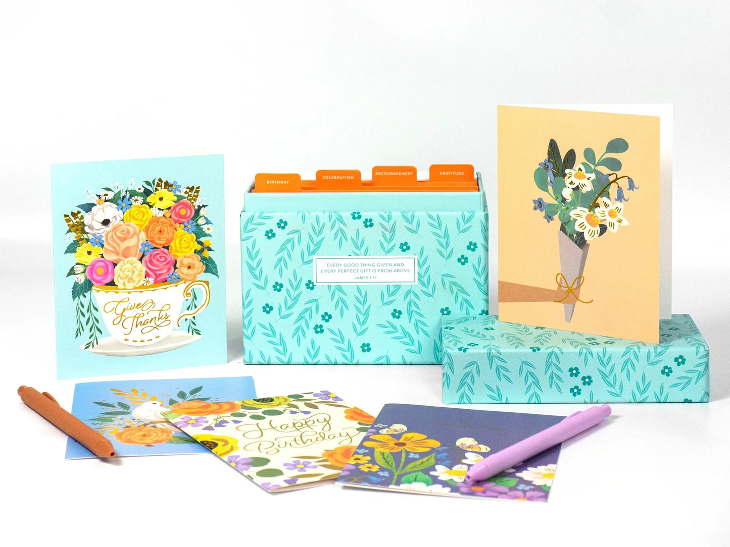 Bountiful Blessings Assorted Card Set - Set of 20