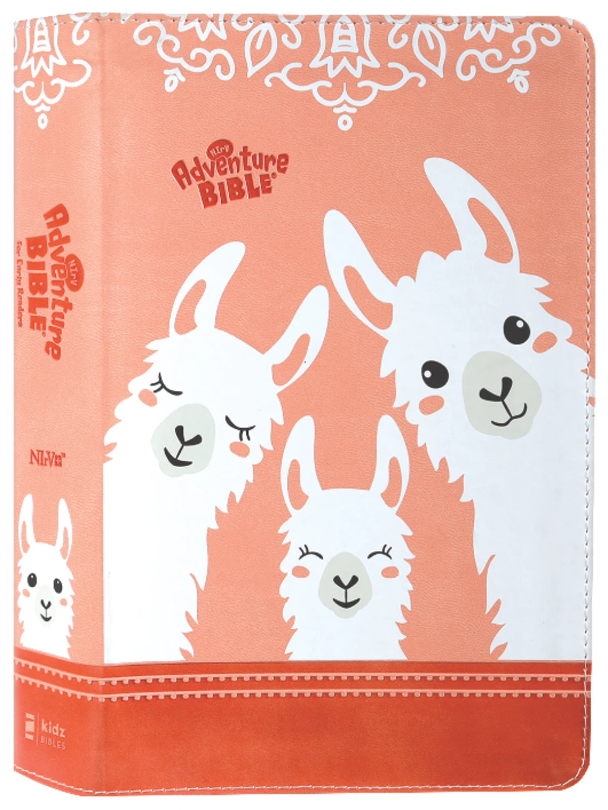 NIrV Adventure Bible for Kids (Leathersoft, Llama Cover)