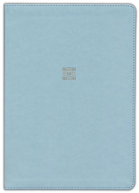 NLT Every Woman's Bible – LeatherLike Sky Blue, Red Letter, Filament Enabled