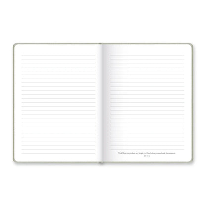 Faithful Promises Journal – Mist Green Linen