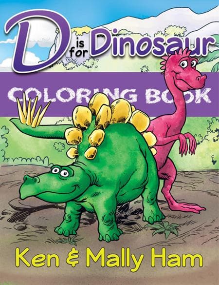 D is For Dinosaur Coloring Book