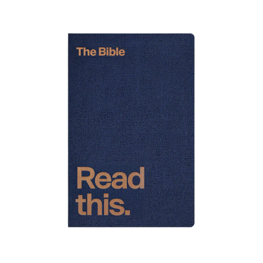 The 'Read This' Bible – Royal Blue