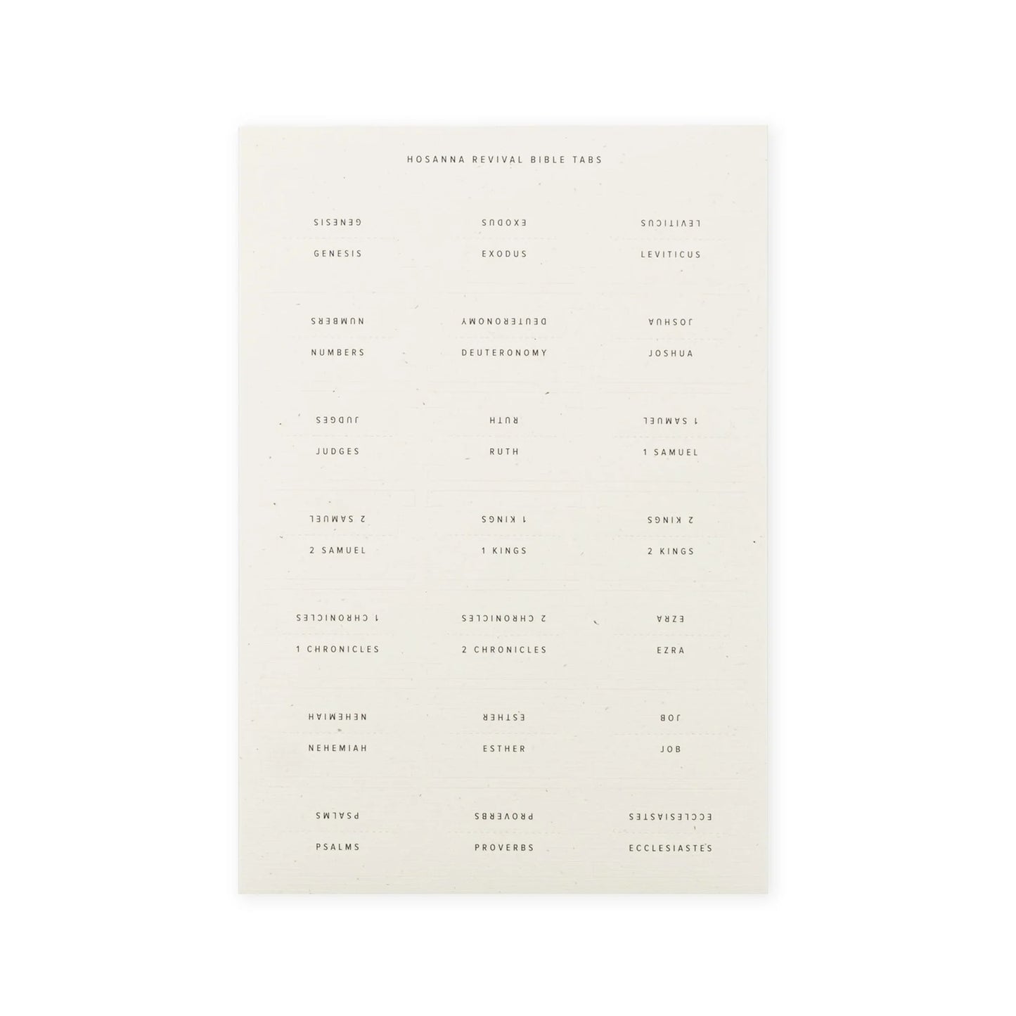 Hosanna Revival Bible Tabs – Black