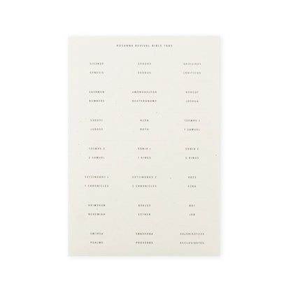 Hosanna Revival Bible Tabs – Black