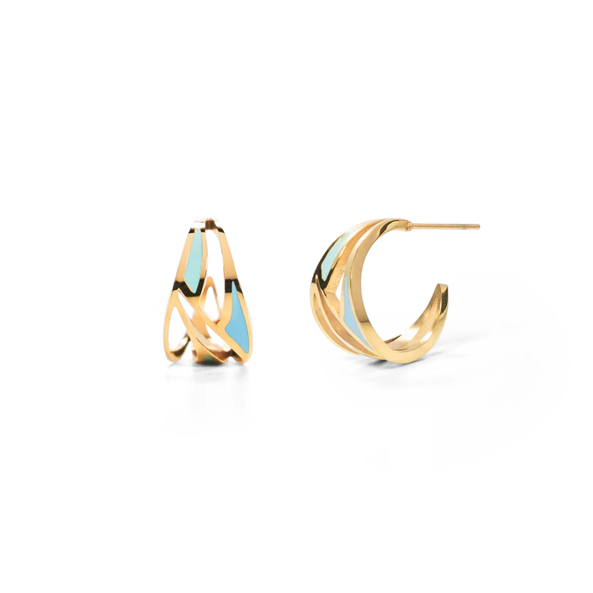 Walk on Water Mini Hoop Earrings | This is Eden