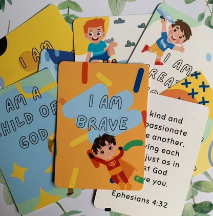 Wonderfully Motherhood_Children's Proclamation Cards for Boys