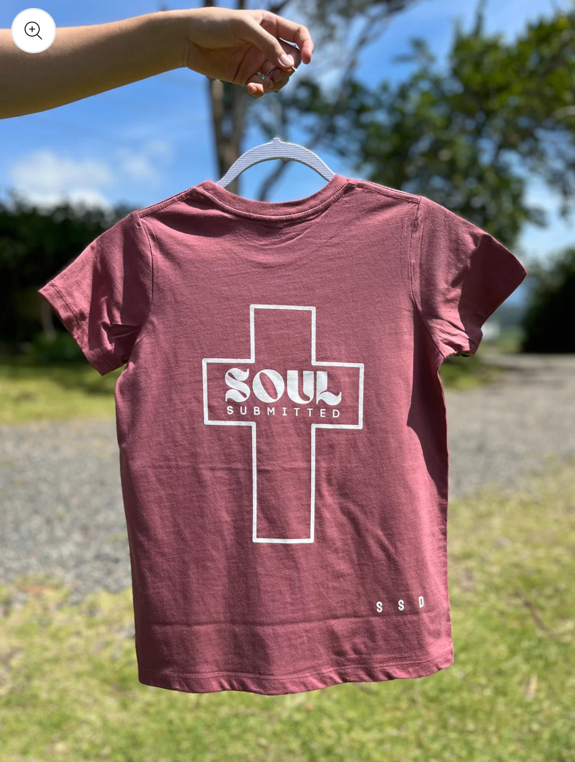 SSD Cross Speaks Love Junior Tee - Plum