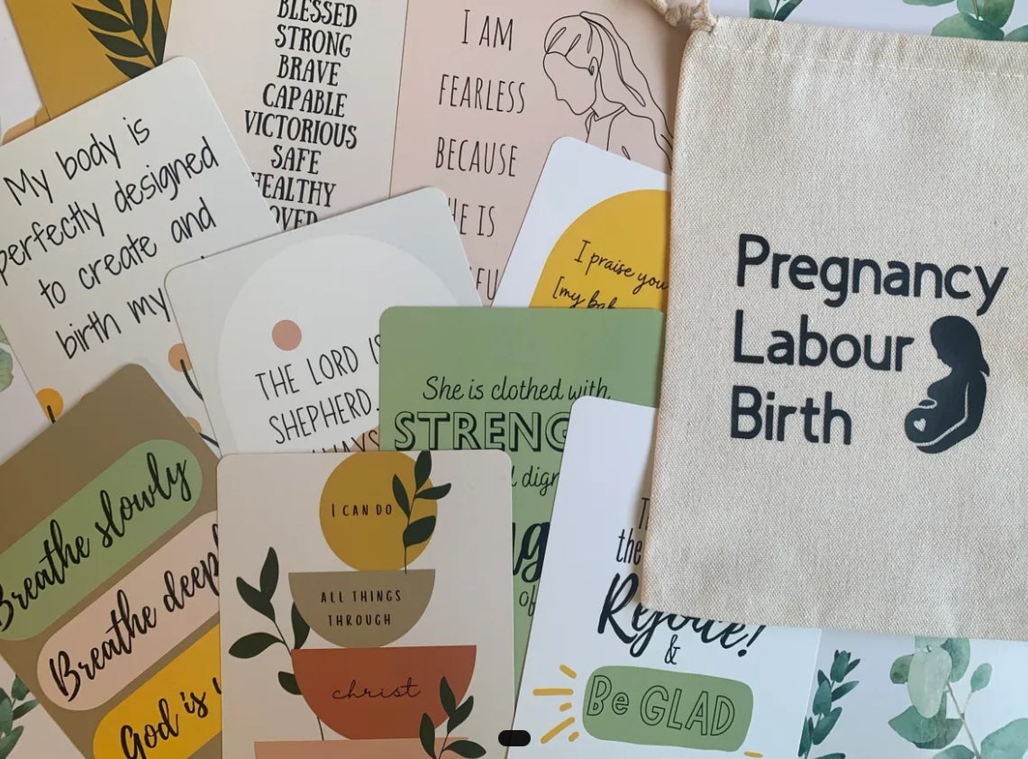 Wonderfully Motherhood_Pregnancy, Labour & Birth Declaration Cards