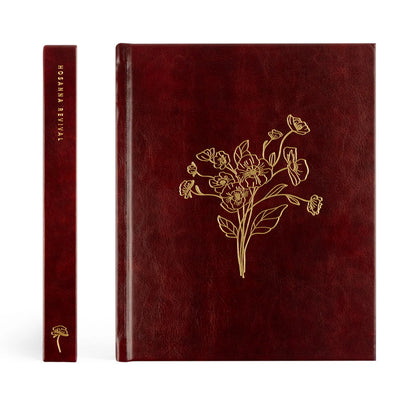 Hosanna Revival 12-Month Undated Planner – Yorkshire Design (Layflat, Mahogany Leatherlike)
