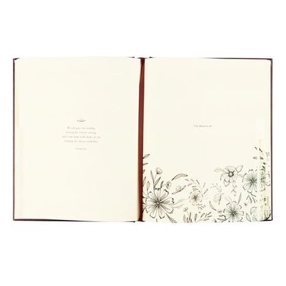 Hosanna Revival 12-Month Undated Planner – Yorkshire Design (Layflat, Mahogany Leatherlike)