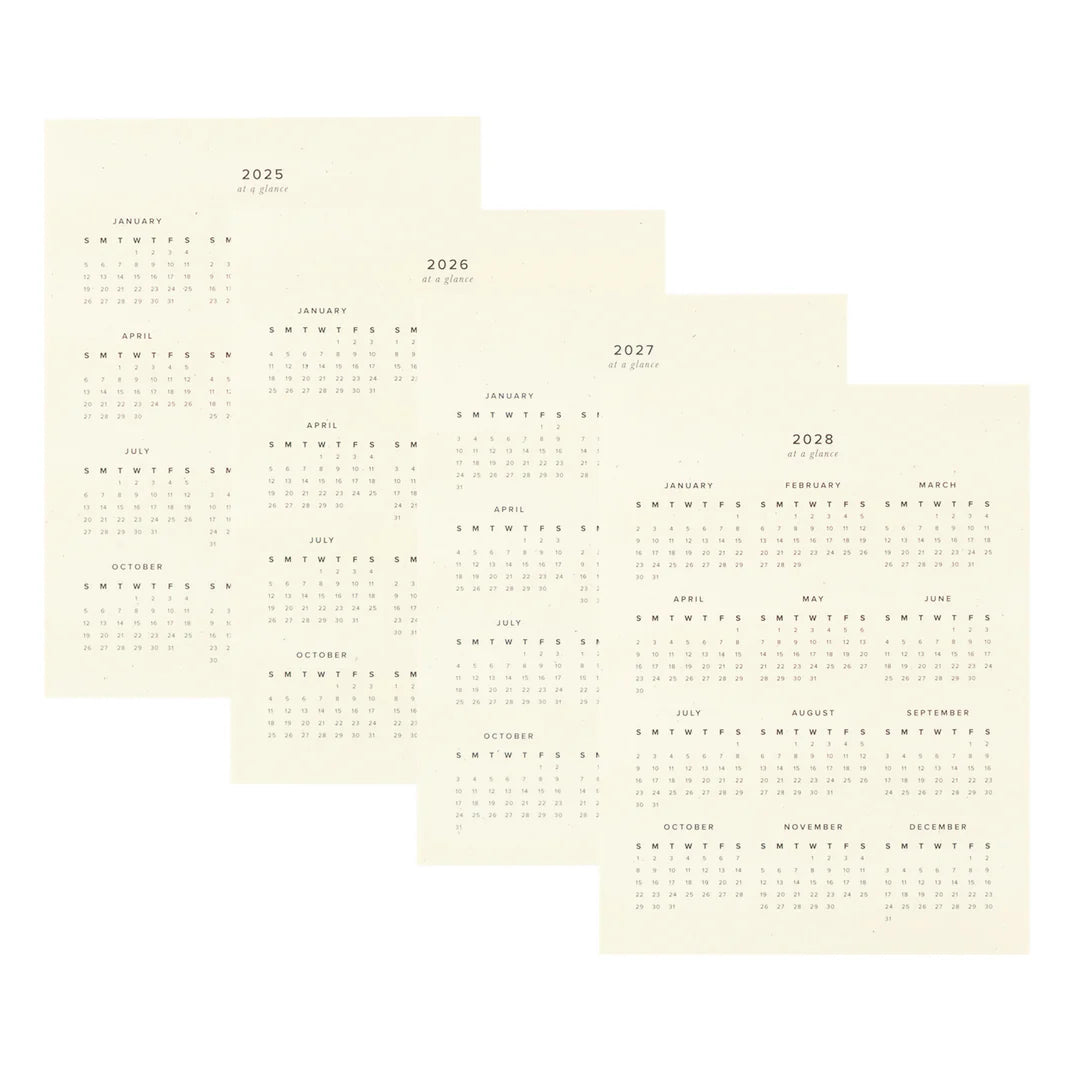 Hosanna Revival 12-Month Undated Planner – Yorkshire Design (Layflat, Mahogany Leatherlike)