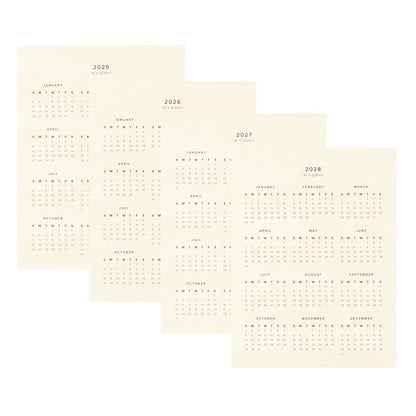 Hosanna Revival 12-Month Undated Planner – Yorkshire Design (Layflat, Mahogany Leatherlike)