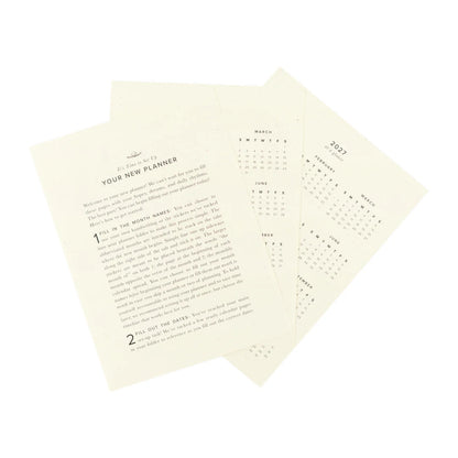 Hosanna Revival 12-Month Undated Planner – Yorkshire Design (Layflat, Mahogany Leatherlike)