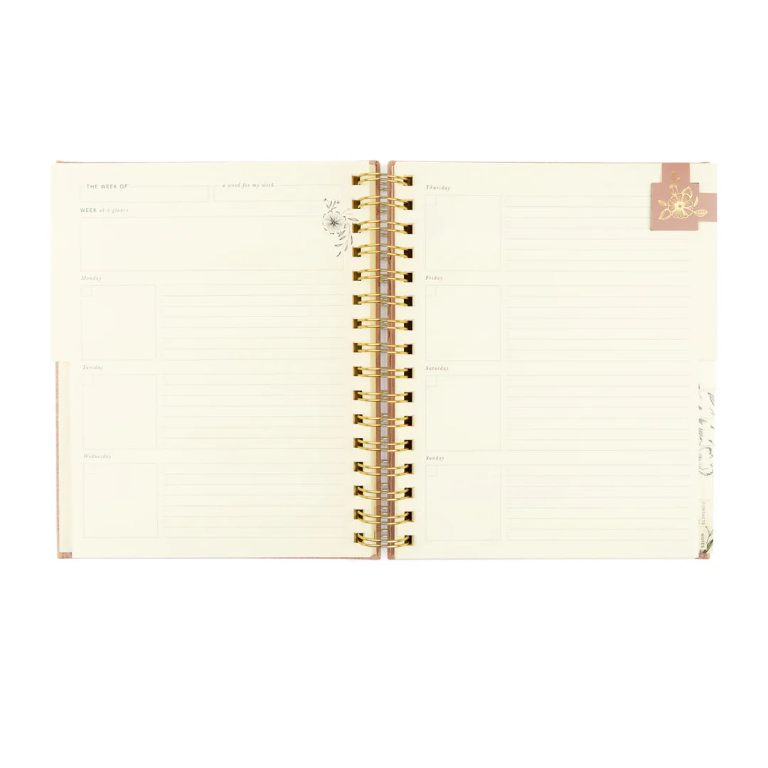 Hosanna Revival 12-Month Undated Planner – Sonora Design (Spiral)