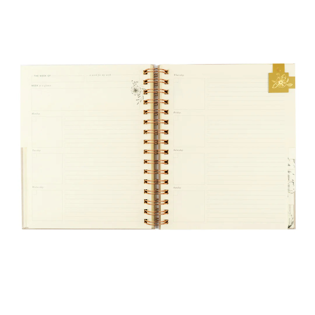 Hosanna Revival 12-Month Undated Planner – Magnolia Springs Design (Spiral)