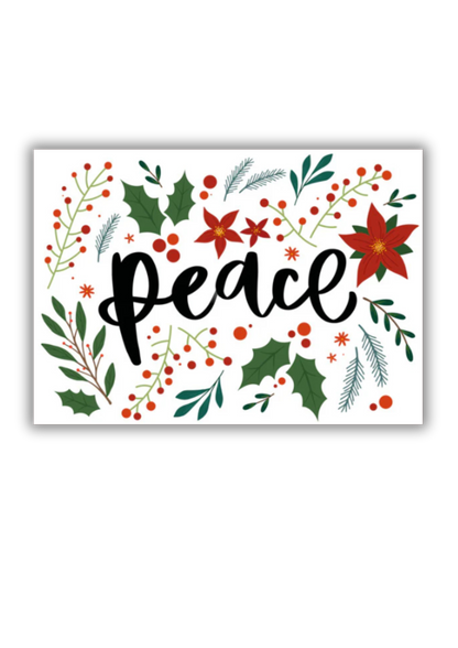 Christmas Cards 6 Pack - Peace