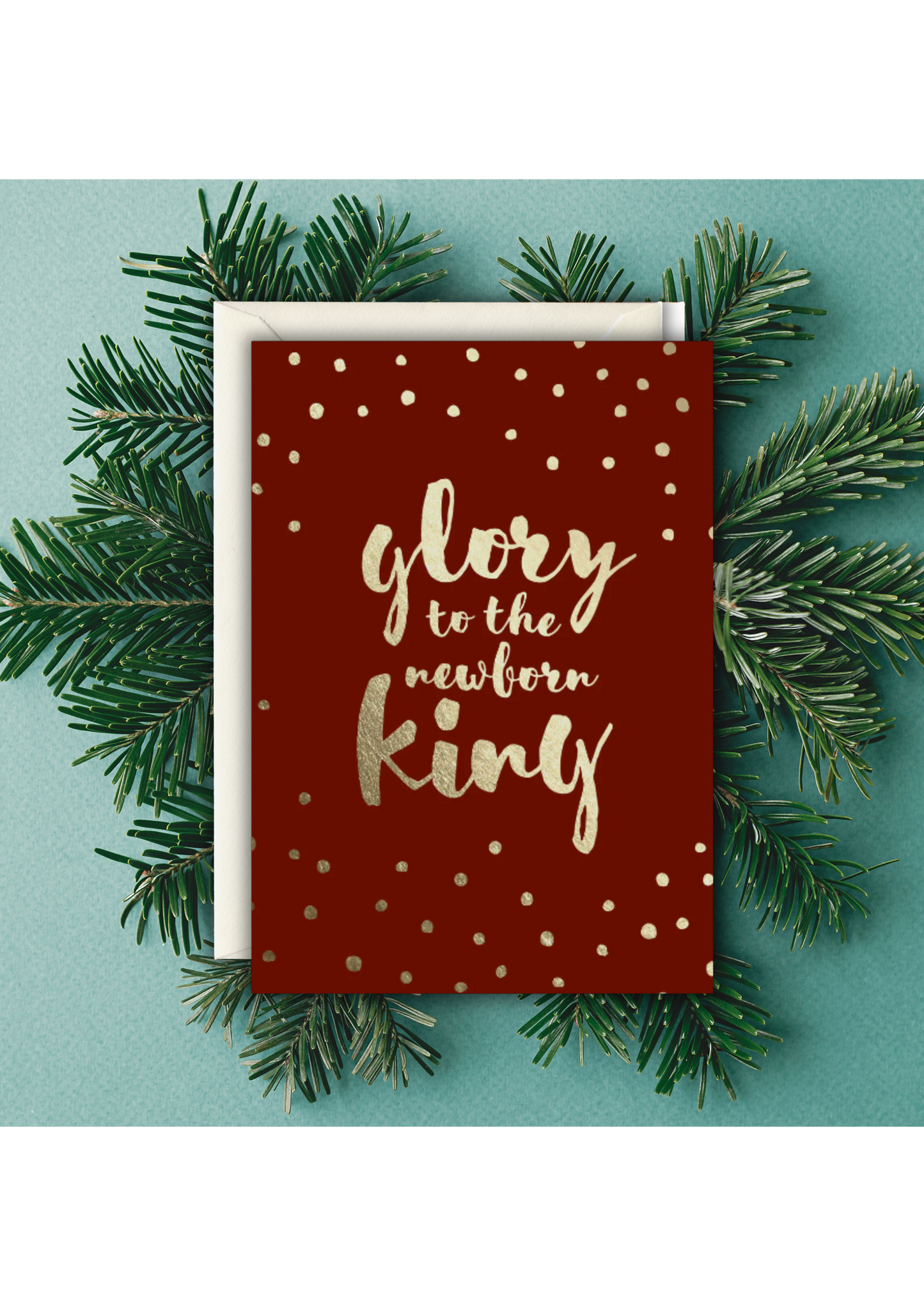 Christmas Cards 6 Pack - Glory to the Newborn King