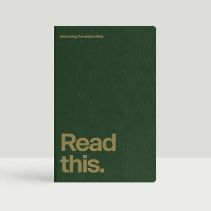 The 'Read This' Bible – Flecked Green with Gold Foil Lettering Edition