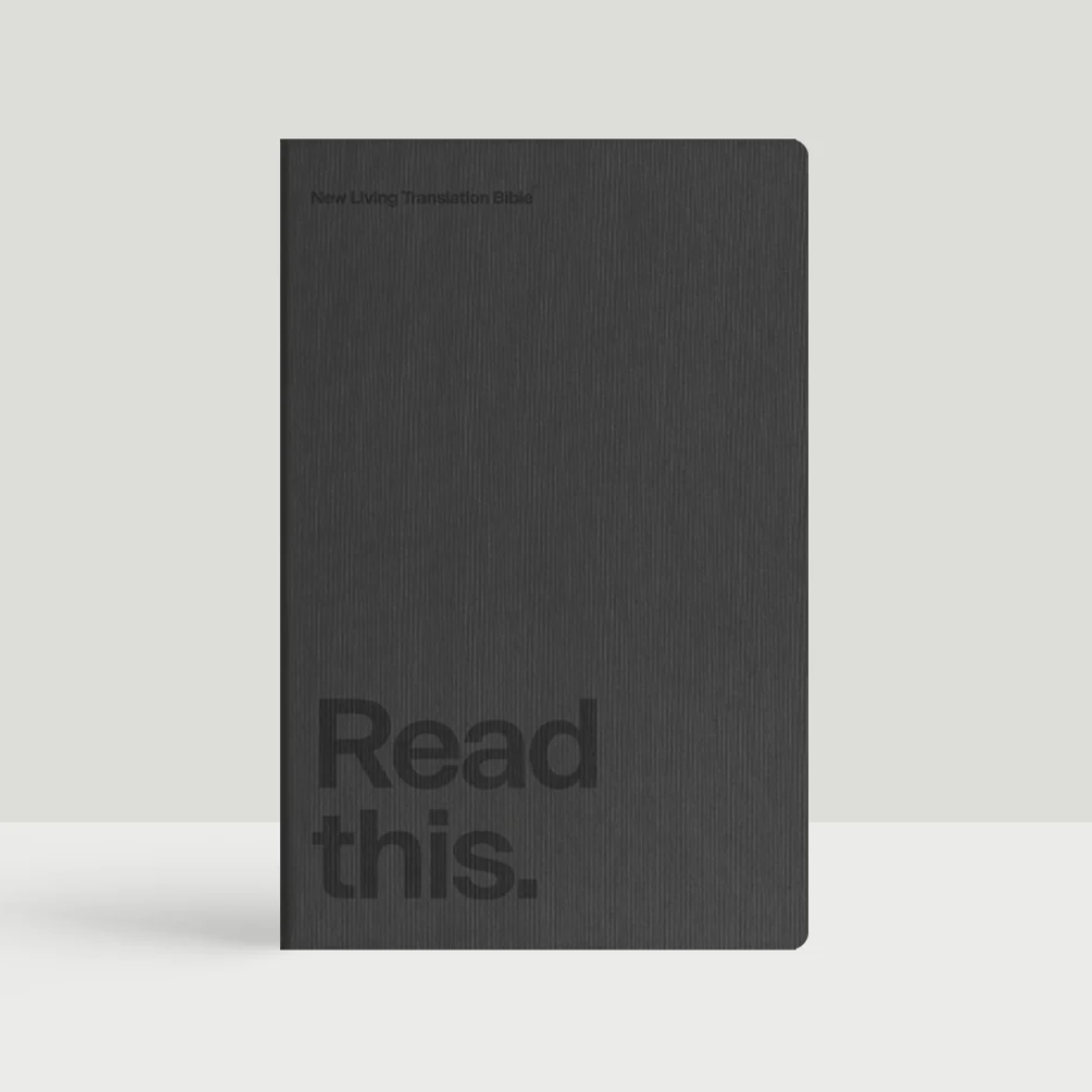 The 'Read This' Bible – Flecked Slate Grey Edition