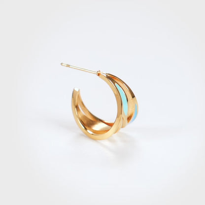 Walk on Water Mini Hoop Earrings | This is Eden