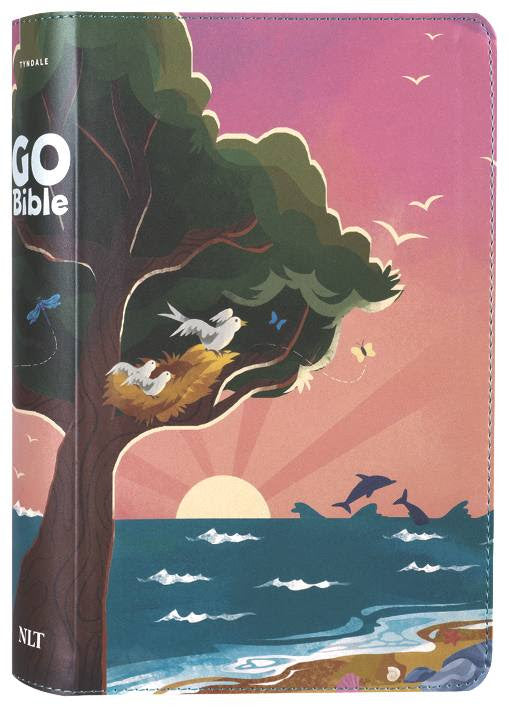 NLT Go Bible for Kids, Beach Sunrise