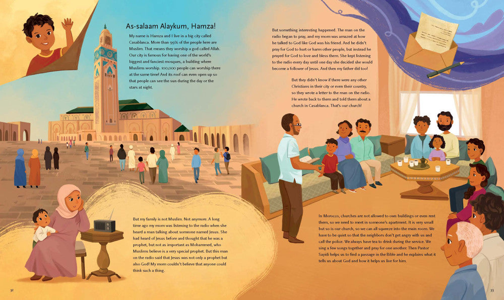 God's Great Big Global Church: Visit 10 Kids and Their Churches All Around the World