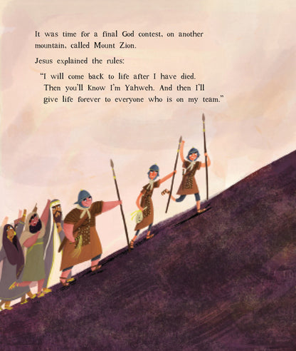 The God Contest Storybook The True Story of Elijah, Jesus, and the Greatest Victory By Carl Laferton